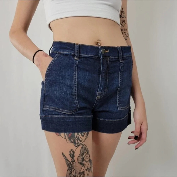 Harper High Rise Jean Shorts - Picture 6 of 9